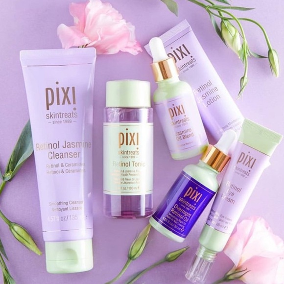 6pc Pixi Beauty Retinol Jasmine PR Package & Bag gift Christmas new - Picture 2 of 3